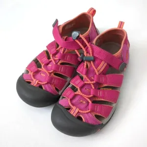 KEEN Newport H2 Kids Sandals Pink Girls Child Size 3 Outdoor Hiking Washable