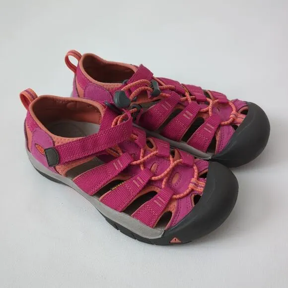 KEEN Newport H2 Kids Sandals Pink Girls Child Size 3 Outdoor Hiking Washable