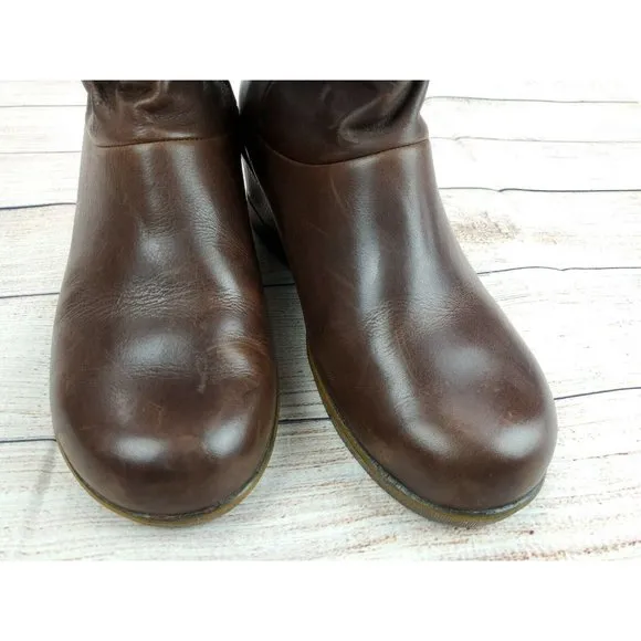 KEEN WOMENS &quot;KATE&quot; BOOTS BROWN SIZE 7.5 SLOUCH DIS