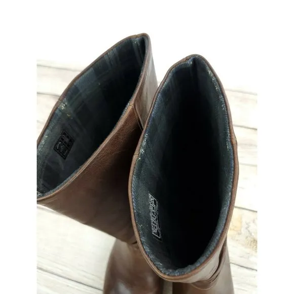 KEEN WOMENS &quot;KATE&quot; BOOTS BROWN SIZE 7.5 SLOUCH DIS
