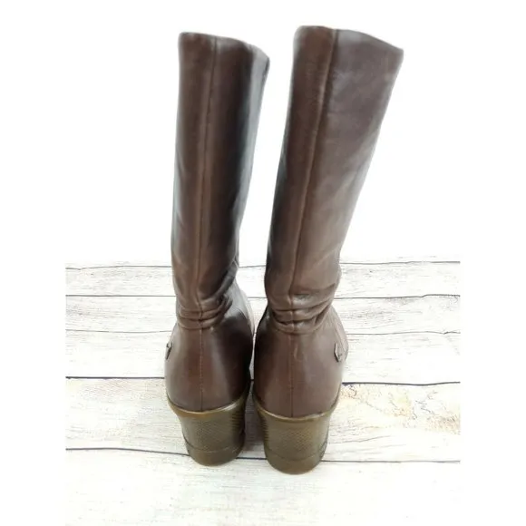 KEEN WOMENS &quot;KATE&quot; BOOTS BROWN SIZE 7.5 SLOUCH DIS