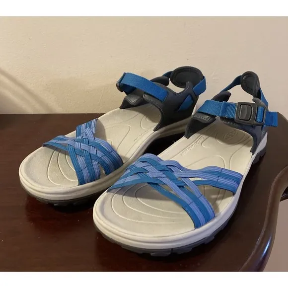 KEEN Women's Sandals Sz 10 Terradora II Strappy Open Toe Blue Comfort