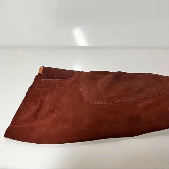 Kelsi Dagger Logan Suede Wide Calf Over the Knee Boots