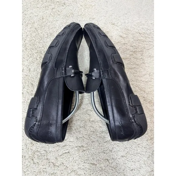 Kenneth Cole Men's New York Inner Circle Black Leather Driving Loafers Size‎ 13