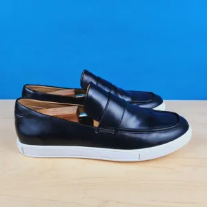 Kenneth Cole Reaction Richie Sport mens Size 12 Penny loafers Black leather shoe