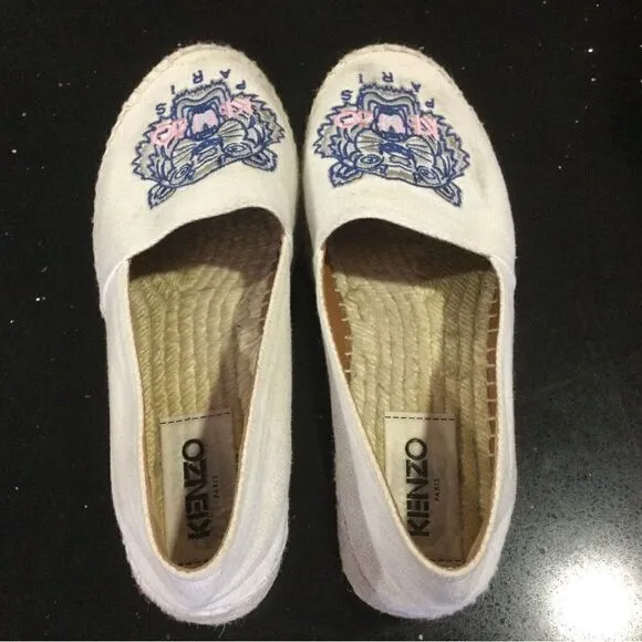 KENZO Tiger Platform Espadrilles