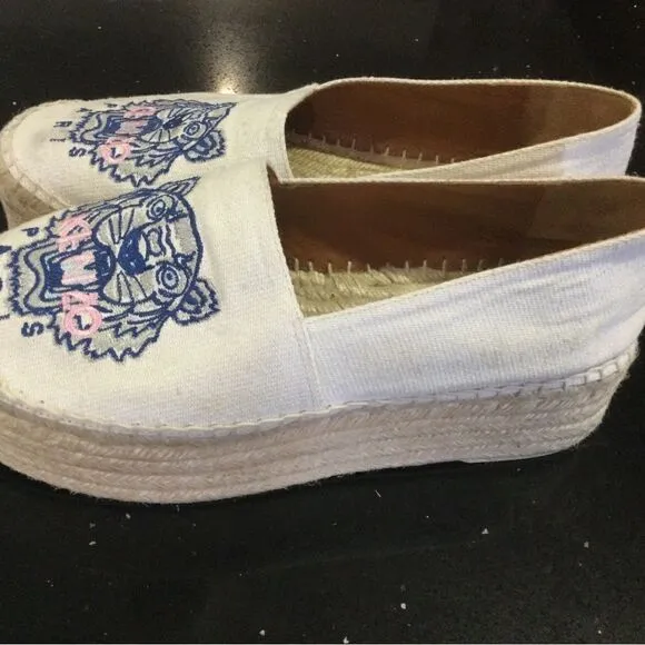 KENZO Tiger Platform Espadrilles