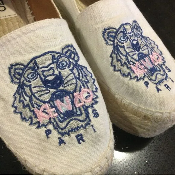 KENZO Tiger Platform Espadrilles