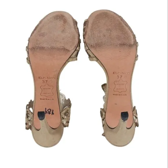 Klub Nico Sandals EUC $200 Size 8/37  #S2679