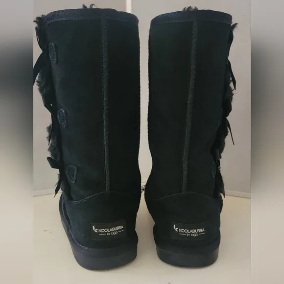 KOOLABURRA by UGG BLACK SERPA LINED BOOTS (sz 2)