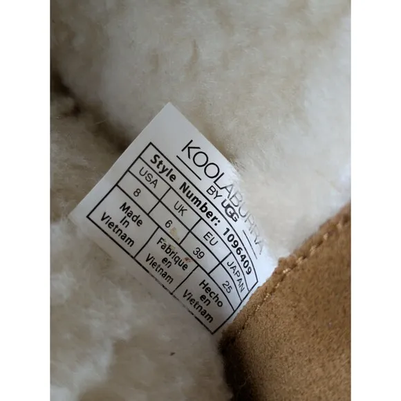 KOOLABURRA by UGG Women's Size 8 Chestnut Brown Suede Kinslei Tall Boots 1096409