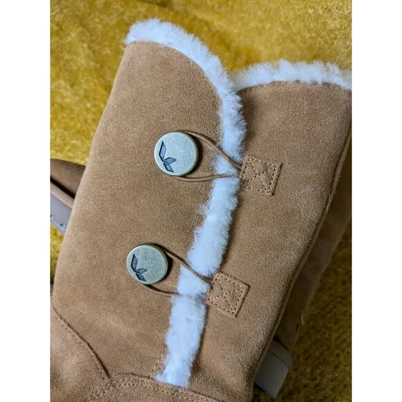 KOOLABURRA by UGG Women's Size 8 Chestnut Brown Suede Kinslei Tall Boots 1096409