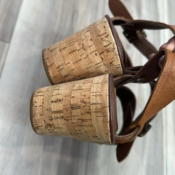 Kork Ease Ava 2.0 tan leather open toe sandals size 9