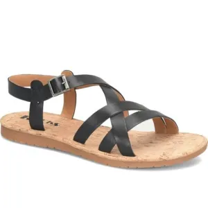 Korks by Kork-Ease Jerrick Sandals Strappy Flats Black Size 9 NEW