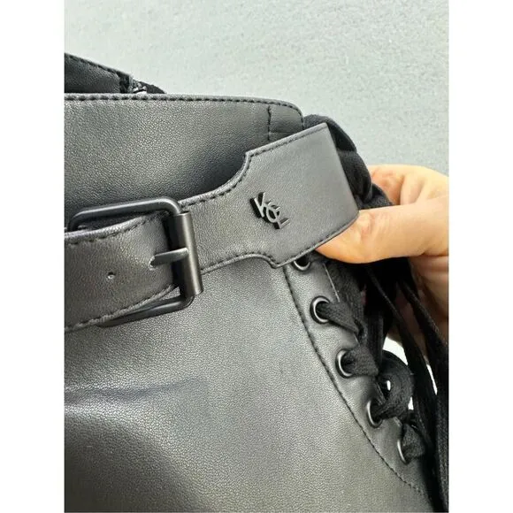 KURT GEIGER LONDON RECYCLED WOLF MOTO BOOTS size 40