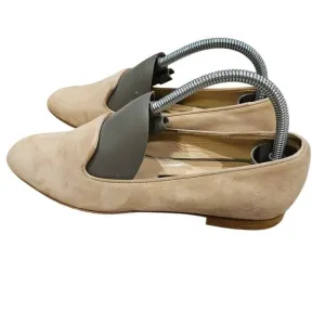 Lafayette 148 Siena Suede Loafers Tan Womens size 36 size 6 Driving Shoe Casual