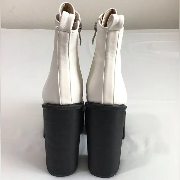 LaModa Chunky Heel Platform Ankle Boots Size 37