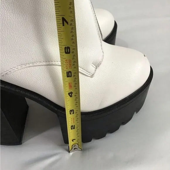 LaModa Chunky Heel Platform Ankle Boots Size 37