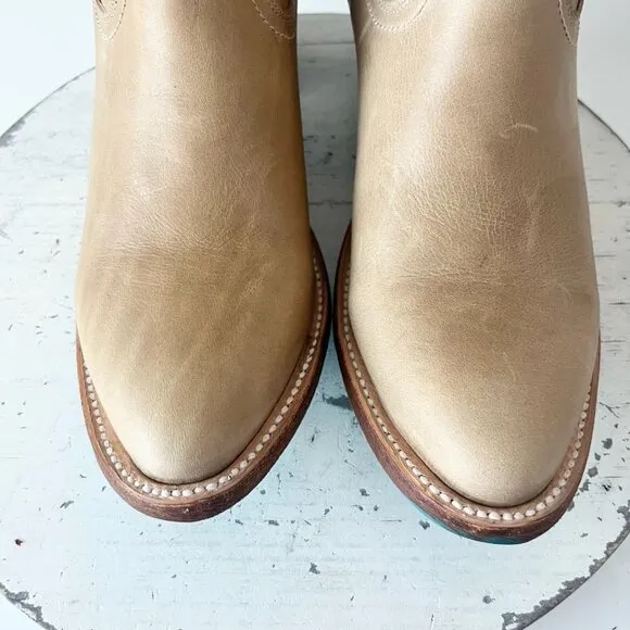 Lane PLAIN JANE Womens Cowboy Boots 8.5 Butterscotch Western Cowgirl Mid Calf
