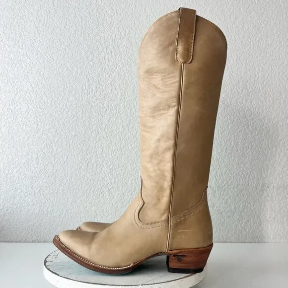 Lane PLAIN JANE Womens Cowboy Boots 9.5 Butterscotch Western Cowgirl Mid Calf