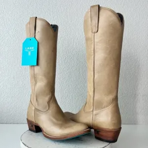 Lane PLAIN JANE Womens Cowboy Boots 9.5 Butterscotch Western Cowgirl Mid Calf