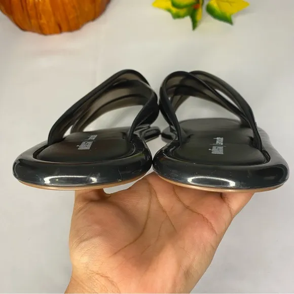 Larroude x Melissa Cali Cross Strap Slide Size 6
