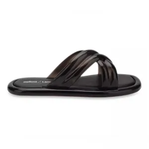 Larroude x Melissa Cali Cross Strap Slide Size 6