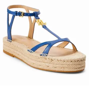 Lauren Ralph Lauren Payton Platform EspadrilleSandal, Indigo Dusk, Size 9, NWOT