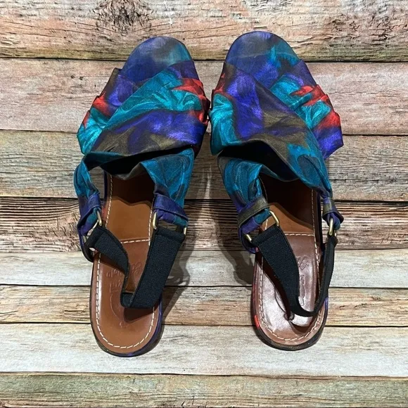 Lavin Open Toe Sling Back Sandals