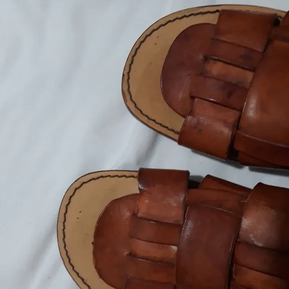 Lazarus made in Italy Men's sandals leather  Size 11 D