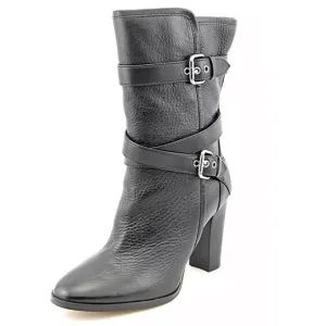 LIKE NEW Coach Alexander Black Buckle Leather Calf Boots size 5.5