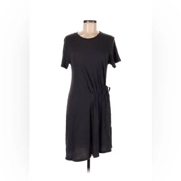 Like NEW Current Elliott Ruched Mini T-shirt Dress Size S
