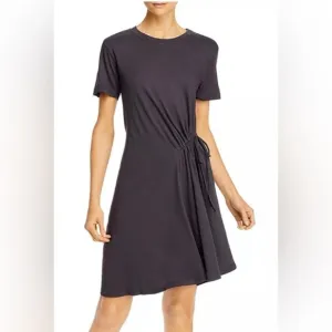 Like NEW Current Elliott Ruched Mini T-shirt Dress Size S