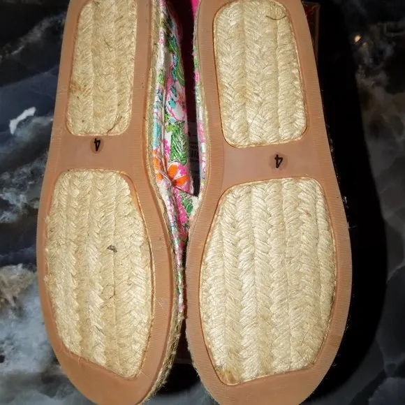 LILLY PULITZER TARGET Espadrilles NOSIE POSEY Size 4 Girl's NEW