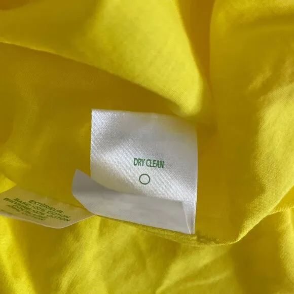 Lilly Pulitzer Yellow Leah Eyelet Bubble Skirt Size 10 New
