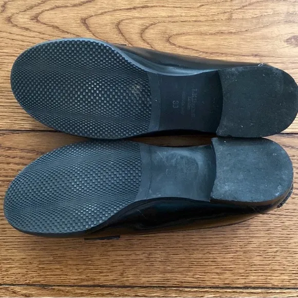 LK Bennett Black Gloss Penny Loafer 38 / 7.5