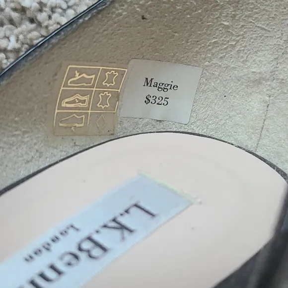 L.K. Bennett Maggie Peep toe Wedge Espadrilles