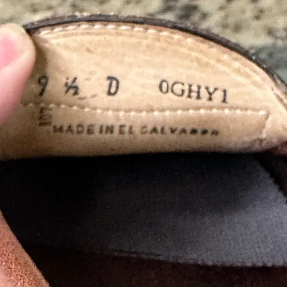 L.L. Bean Brown Allagash Bison Handsewn Leather &amp; Suede Penny Loafers, Size 9.5