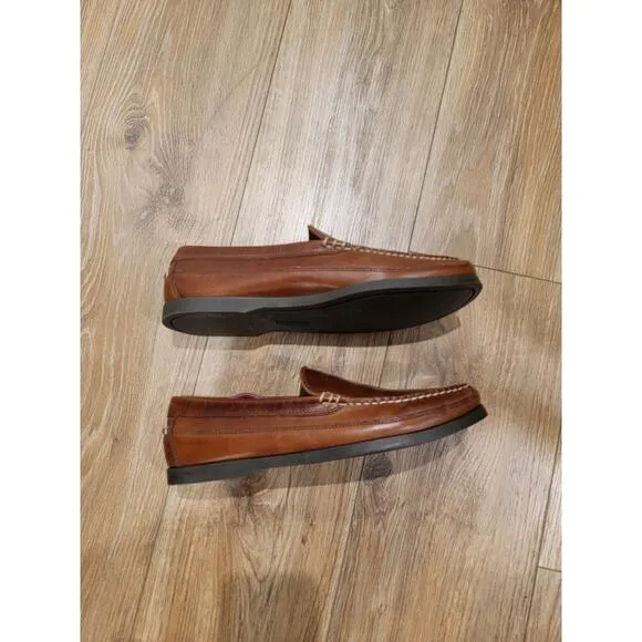 LL Bean Driving Loafers Men's Sz 13D Brown Slip On Comfort Shoes