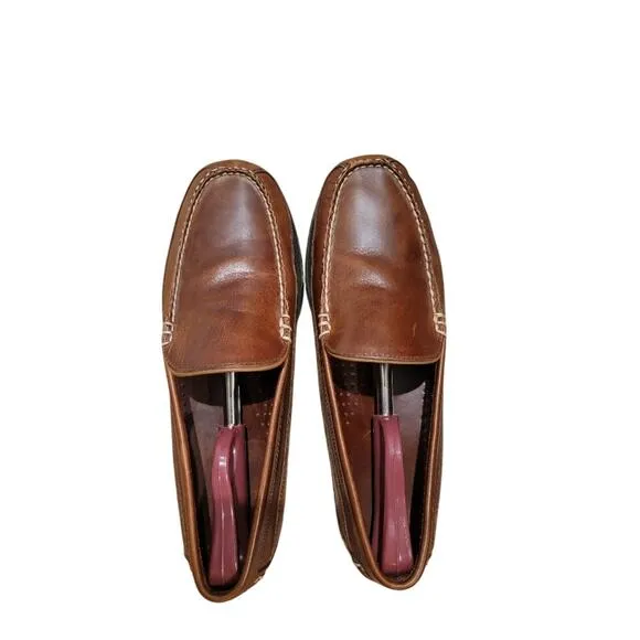LL Bean Driving Loafers Men's Sz 13D Brown Slip On Comfort Shoes