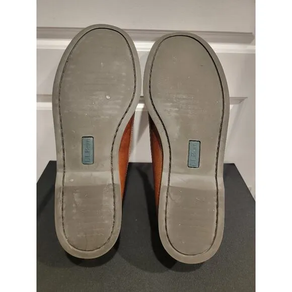 LL Bean Driving Loafers Men's Sz 13D Brown Slip On Comfort Shoes