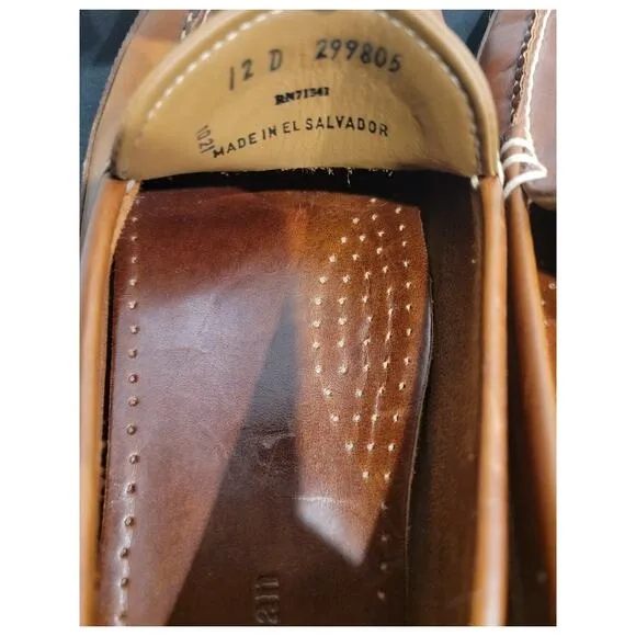 LL Bean Driving Loafers Men's Sz 13D Brown Slip On Comfort Shoes
