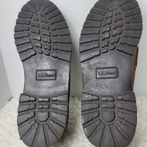 L.L. Bean Men's Penny Loafers Size 12 EE Boat Shoes Brown Leather Shoes