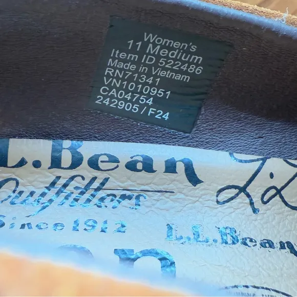 L.L Bean Women's Camden Hills Penny Loafers Suede Sz 11 Medium Width
