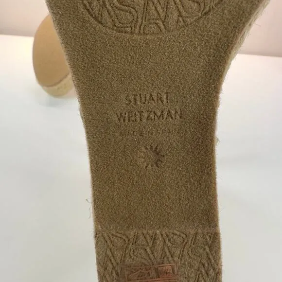 LNWB | Stuart Weitzman | Platform Sandals | Beige | Size 8.5 US