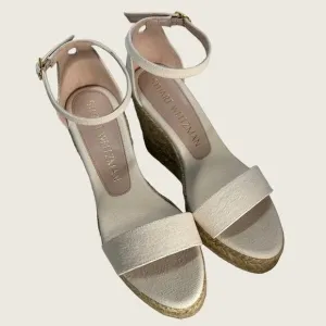LNWB | Stuart Weitzman | Platform Sandals | Beige | Size 8.5 US