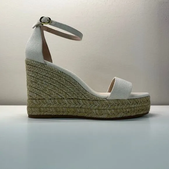LNWB | Stuart Weitzman | Platform Sandals | Beige | Size 8.5 US