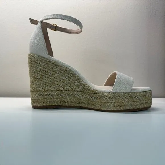 LNWB | Stuart Weitzman | Platform Sandals | Beige | Size 8.5 US