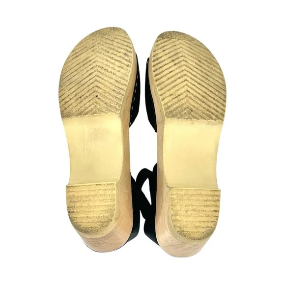Loeffler Randall Limited Edition Heart LR Inke Low Ankle Wrap Clog Sandals sz 37