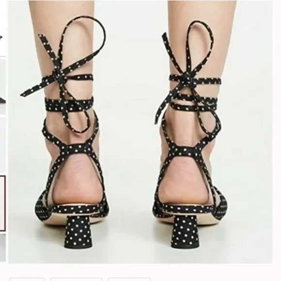 Loeffler Randall Women's Leia-Kitten Heeled Sandal Size 11
